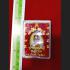 AUTHENTIC THAI AMULET STAINLESS MONK PHOTO PENDANT LP KEY 2005 YELLOW 9156