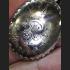 AUTHENTIC THAI AMULET STAINLESS MONK PHOTO PENDANT LP KEY 2005 YELLOW 9156