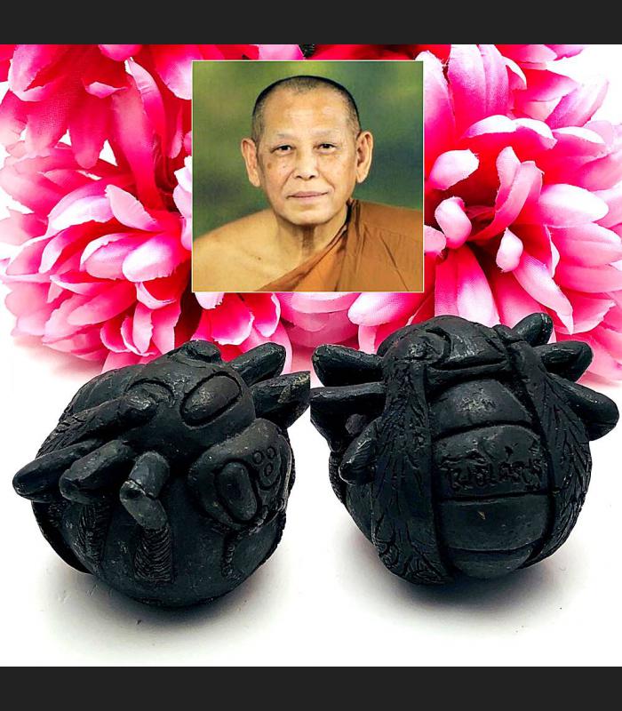 LARGE WASP BRONZE EARN PROFIT INVESTMENT FAST MONEY RICH THAI AMULET LP JEED 9177