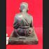 Old Large Bronze Monk Statue Meditation Lp Tuad 5x7 Inch Be2539 Thai Amulet 9244