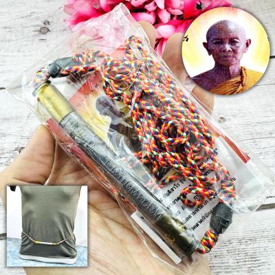 Takrut Magic Yant Bullet Protection Fortune Belt Lp Sang Be2551 Thai Amulet 9390