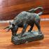 LARGE BUFFALO COW PROTECTION GHOST HUNTER BRONZE STATUE THAI AMULET LP KALONG