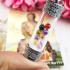 Leklai Naga Eye Takrut Crystal 9pcs Color Magic Lucky Immortal Thai Amulet #9485