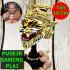 Puseir Lersri Tiger Head Khon Mask Powerful Leader WatBangpha Thai Amulet #9520