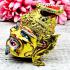 Lersri Gold Mask Head Khon Fortune Healing Well Pern Watbangpha Thai Amulet 9526