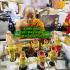 Lersri Gold Mask Head Khon Fortune Healing Well Pern Watbangpha Thai Amulet 9526