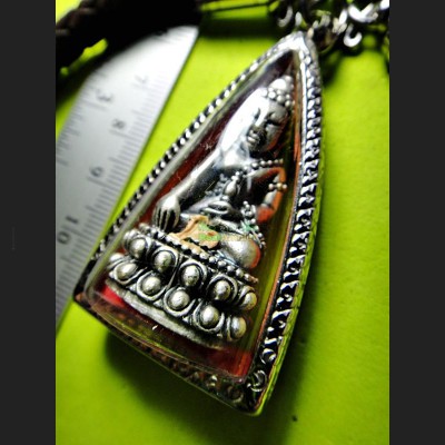 Miniature Bell Buddha Alpacca Rich Money Lucky Key Be2549 Kring Thai Amulet 9566