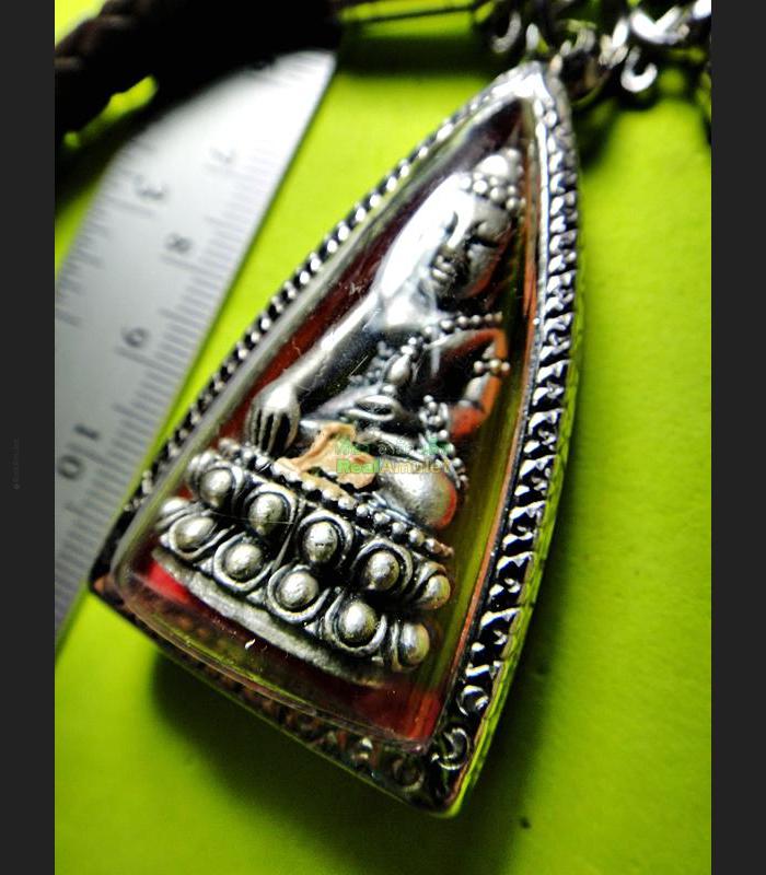 Miniature Bell Buddha Alpacca Rich Money Lucky Key Be2549 Kring Thai Amulet 9566