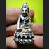 REAL THAI AMULET PHA-KRING BELL OLD SILVER RICH MOEY ATTRACT LUCKY LP KEY