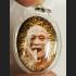 LOCKET PHOTO MONK LP KALONG BEHIND HAIR TAKUD BE2552 THAI AMULET 9614