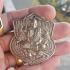 THAI AMULET HOLY COIN PAYAK 5 TIGER LP KALONG OLD ALPAKA 9641