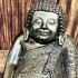 Large Sankajai Happy Buddha Meditation Fast Rich Lp Pern Statue Thai Amulet 9721 BLACK BE2555