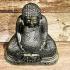 Large Sankajai Happy Buddha Meditation Fast Rich Lp Pern Statue Thai Amulet 9721 BLACK BE2555