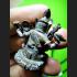 MINIATURE BRONZE LERSRI HERMIT 4 HAND ARMED GOD LP NONG AMULET THAI DEITY 2T