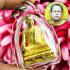 Lucky Rich Money Magic Miniature Monk Kritsana Be2547 Gold 24k Thai Amulet #9841