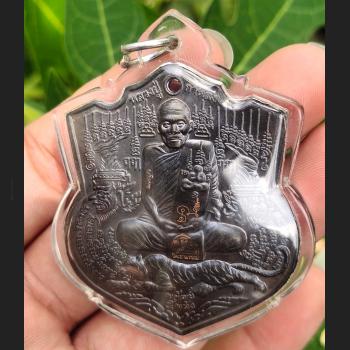THAI AMULET HOLY COIN PAYAK 5 TIGER LP KALONG PENDANT NAWA