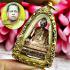 Wealth Rich Money Magic Copper Miniature Monk Kritsana Be2547 Thai Amulet #9950