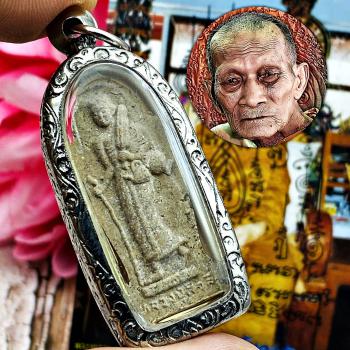 Walking Sivali Wealth Growth Business Success Lp Kalong Be2552 Thai Amulet #2329