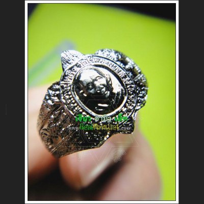 WAN-PAYA-TOE MAGIC TURTLE LUCKY HEALING FORTUNE RING THAI AMULET LP LIEW BE2551 SIZE11