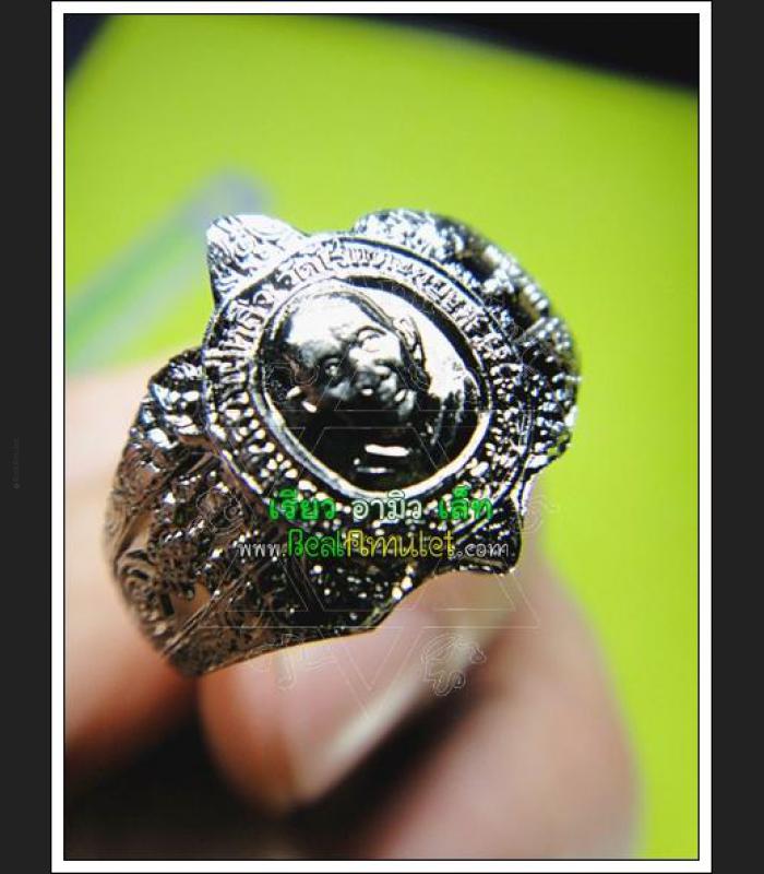 WAN-PAYA-TOE MAGIC TURTLE LUCKY HEALING FORTUNE RING THAI AMULET LP LIEW BE2551 SIZE11