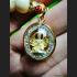 TALISMAN BANGLE BEAD PENDANT THAI AMULET LP PERN JEWELRY 18KGOLD GUANYIN