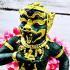Large Statue Monkey SihuHata 4era 5eye Rich Gambling Win Subin Thai Amulet #5016
