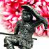 Magic Bronze Statue Stand Sunwukong Monkey King Lp Key Be2553 Thai Amulet #5104