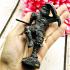 Magic Bronze Statue Stand Sunwukong Monkey King Lp Key Be2553 Thai Amulet #5104