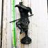 Magic Bronze Statue Stand Sunwukong Monkey King Lp Key Be2553 Thai Amulet #5104