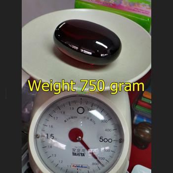 JUMBO LARGE NAGA EYE HEALING LUCKY RIVER CAVE THAI AMULET GEM STONE LEKLAI CRYSTAL DEITY BLESSED OVAL SHAPE RED BLOOD