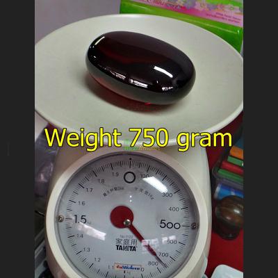 JUMBO LARGE NAGA EYE HEALING LUCKY RIVER CAVE THAI AMULET GEM STONE LEKLAI CRYSTAL DEITY BLESSED OVAL SHAPE RED BLOOD