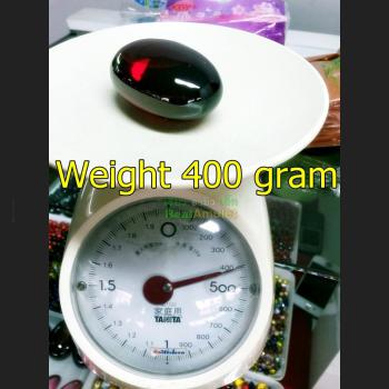 JUMBO LARGE NAGA EYE HEALING LUCKY RIVER CAVE THAI AMULET GEM STONE LEKLAI CRYSTAL DEITY BLESSED OVAL SHAPE RED BLOOD