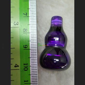 Leklai Naga Eye Namtow Bottle Somporn Healing Rich Money Purple Thai Amulet 5143