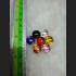 SET 7 COLOR CRYSTAL HEALING STONE NAGA EYE DIVIN LEKLAI ROUND BUTTON SHAPE NETURAL GEMS