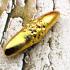 Leklai Capsule Rich Money Wealth Immortal Yellow Gold Lp Huan Thai Amulet #5158