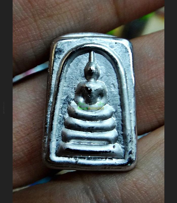 SOMDEJ LEKLAI THAI AMULET IMMORATL NGERN YUANG MERCURY SILVERY LP SOMPORN PHIM LEK NEW@2015