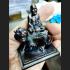 MINIATURE BRONZE STAUE THAI AMULET RIDER TIGER BOSS LEADER POWERFUL CONTROL MIND LP PERN
