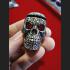 Skull Waxy Love Lust Charming Orgasm Whisper Lucky Wealth Dhama Thai Amulet 5199