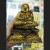 ANCIENT BUDDHA MEDITATION BRONZE STATUE THAI AMULET GOLD SANKAJAI FAT RICH