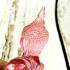 Buddha Statue Peaceful Luck God Deity Love Pink Rose Home Decor Thai Amulet 5406