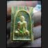 VINTAGE SOMDEJ YONYUK REMAKE BE2535 WEALTH MONEY LUCKY THAI AMULET LP PAE HIMSELF BLESSED GREEN RAINBOW GOLD