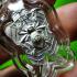 BUTTERFLY THEP JUMLANG LOVE RICH SPIDER THAI AMULET KUBA KRITSANA 24K SILVER BE2554