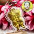 Butterfly Thepjumlang Love Spider Rich Kritsana Gold 24k Be2554 Thai Amulet 6049