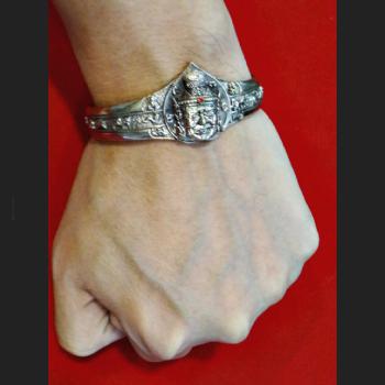 BRACELET THAI REAL AMULET KUBA KRITSANA WAT MAHAWAN BANGLE FREE SIZE LERSRI HERMIT
