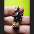 Casino Gambling Win Monkey SihuHata 4era 5Eye Subin Black Gold Thai Amulet #6116