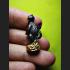 Casino Gambling Win Monkey SihuHata 4era 5Eye Subin Black Gold Thai Amulet #6116