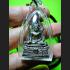 CHINNARAJ MINIATURE PEACEFUL BUDDHA THAI AMULET LP KEY HAPPINESS BLACK SHINE