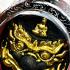 Buddha Rahu Monster Krut Garuda Gamble Rich Lp Nen Black Gold Thai Amulet #6191