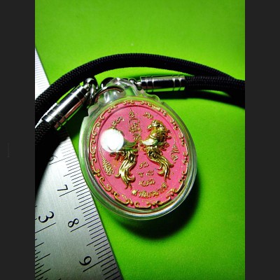 SALIKA PAIR BIRDS CHARMING LOVE NEGOTIATE CONTROL MIND THAI AMULET LP NEN 2TAKUD BE2554 PINK