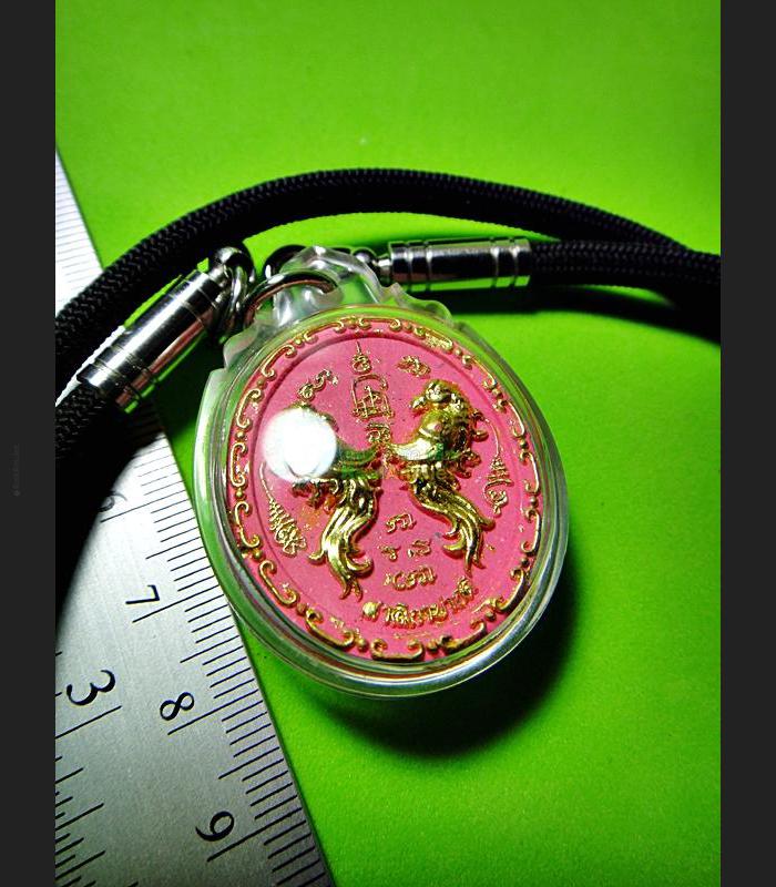 SALIKA PAIR BIRDS CHARMING LOVE NEGOTIATE CONTROL MIND THAI AMULET LP NEN 2TAKUD BE2554 PINK